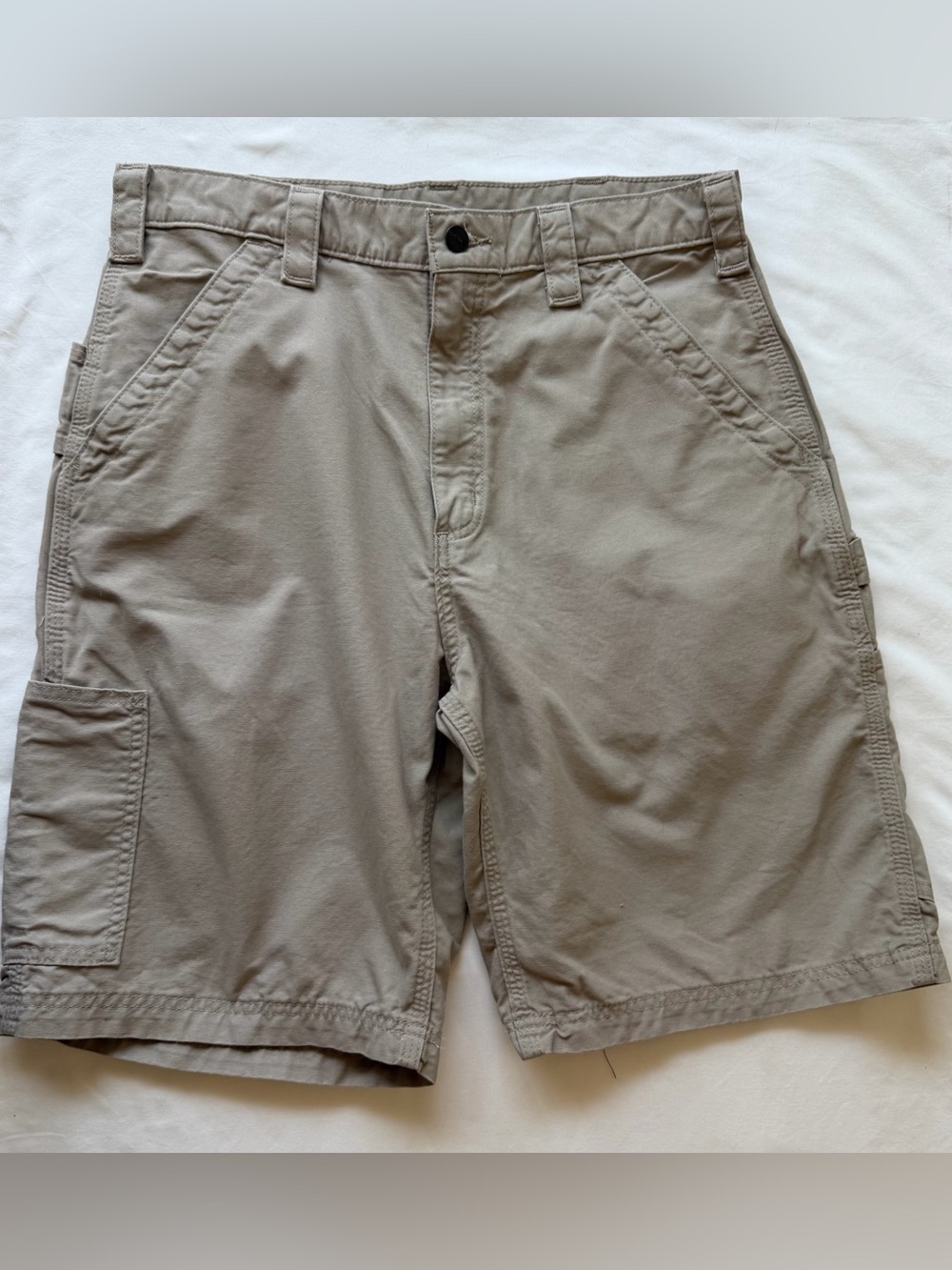 Carhartt Loose Fit Tan Men’s Utility Shorts Size 34